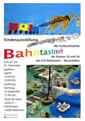 Plakat Bahntastisch