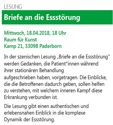 Tage der Psychiatrie Briefe